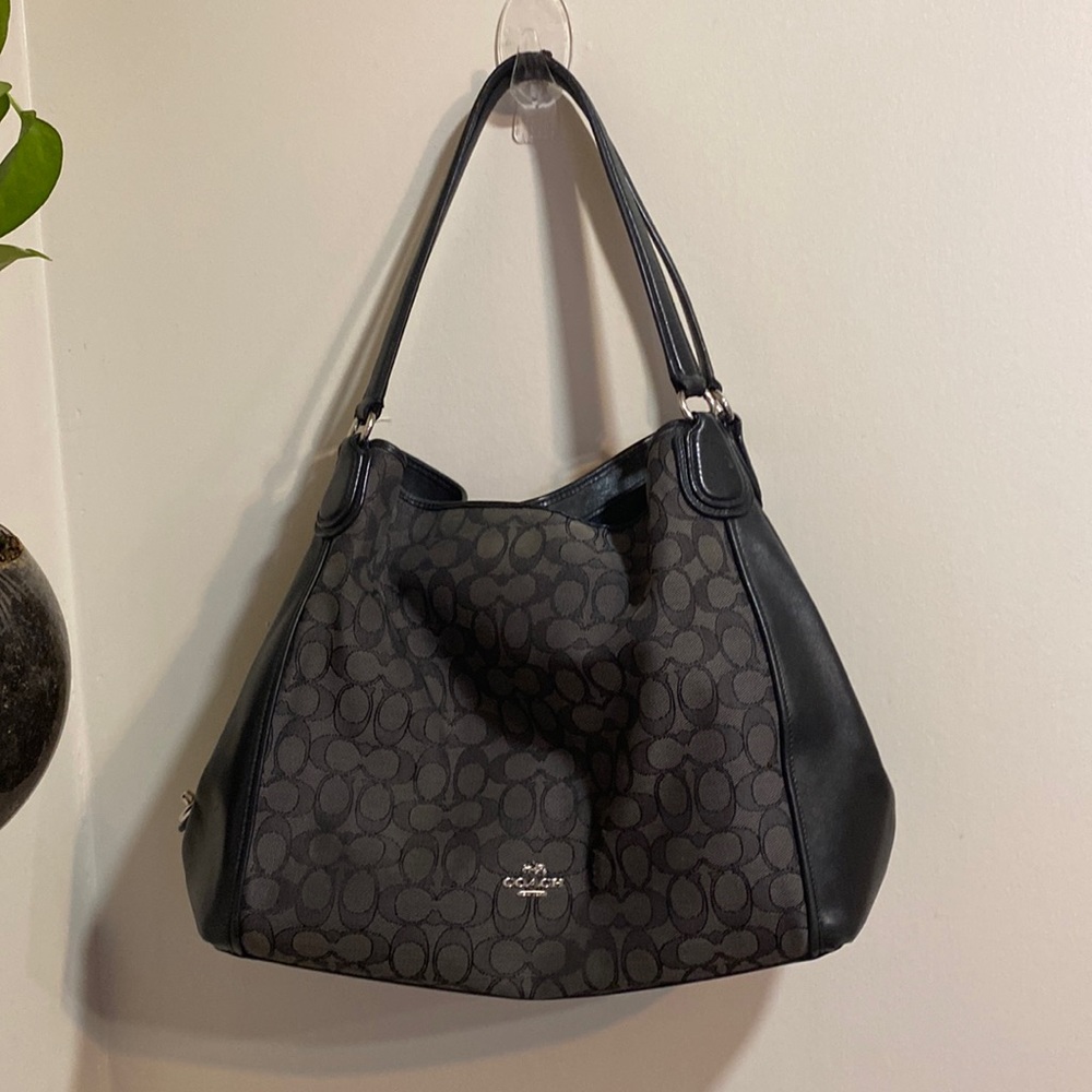 Black coach purse
